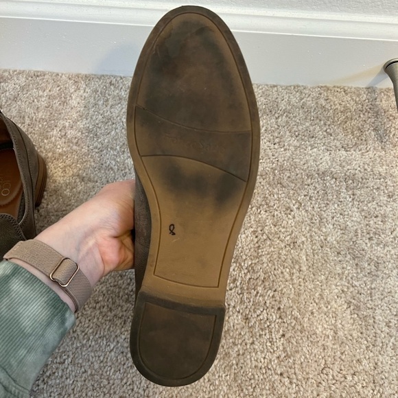 FRANCO Sarto Women’s Brown Leather Booties Size 8 - Picture 7 of 8